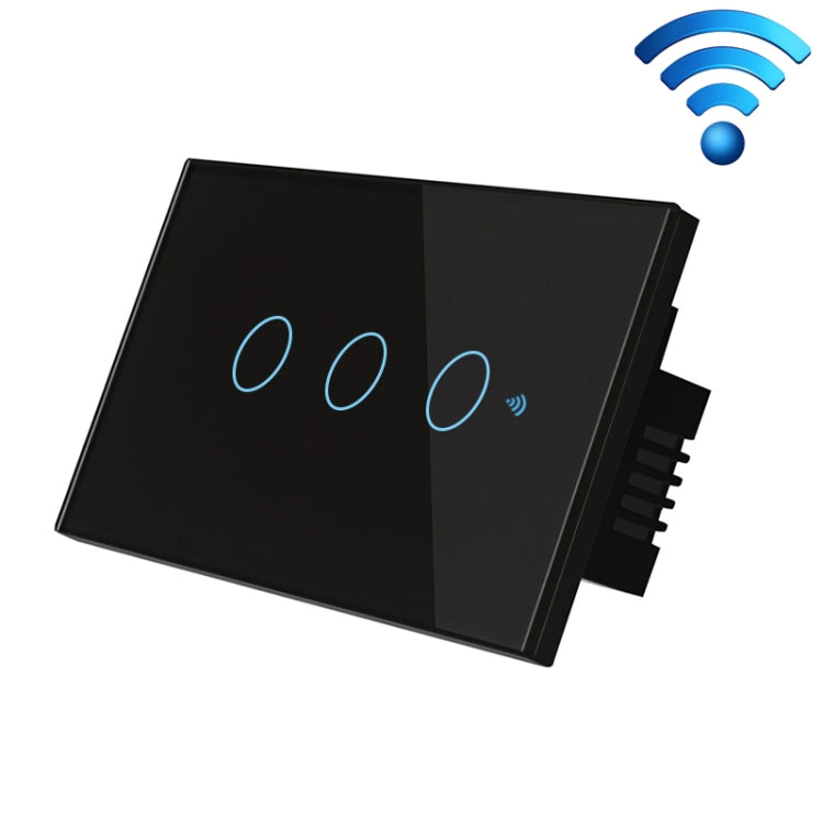 TC120 WiFiスマートライトスイッチ ガラススクリーンタッチパネル 音声操作対応 Alexa Echo / Google Home対応 ワイヤレス壁スイッチ