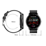 ZL02D 1.28インチ IP67防水 スチールバンドスマートウォッチ 心拍数モニタリング対応、スチールバンド（ブルー）、スチールバンド（ブラック）、スチールバンド（ピンク）、スチールバンド（ゴールド）