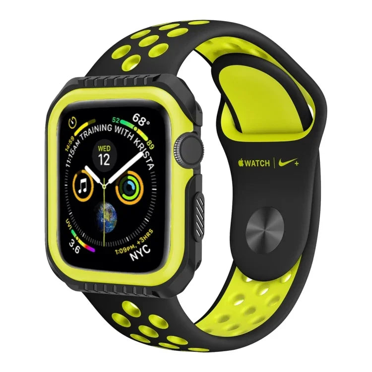 Smart Watch Shockproof Two Color Protective Case For Apple Watch Series 3 / 2 / 1 38mm, For Apple Watch Series 3 / 2 / 1 38mm (Black Yellow), For Apple Watch Series 3 / 2 / 1 38mm (Red Black), For Apple Watch Series 3 / 2 / 1 38mm (White Blue)         ...