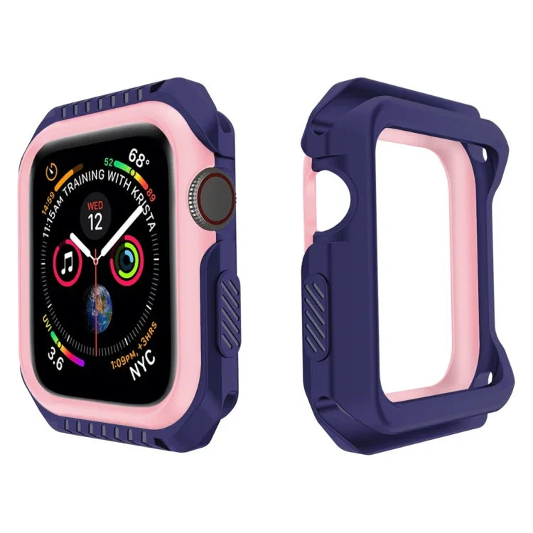 Smart Watch Shockproof Two Color Protective Case For Apple Watch Series 3 / 2 / 1 38mm, For Apple Watch Series 3 / 2 / 1 38mm (Black Yellow), For Apple Watch Series 3 / 2 / 1 38mm (Red Black), For Apple Watch Series 3 / 2 / 1 38mm (White Blue)         ...