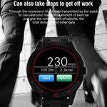 N6 スマートウォッチ 1.3インチ TFT スクリーン MTK2502C Bluetooth4.0、ステンレススチール時計バンド、心拍数モニター＆歩数計＆睡眠モニター＆座りすぎリマインダー対応、ステンレススチール時計ストラップ/ブラック、ステンレススチール時計ストラップ/シルバー
