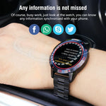 N6 スマートウォッチ 1.3インチ TFT スクリーン MTK2502C Bluetooth4.0、ステンレススチール時計バンド、心拍数モニター＆歩数計＆睡眠モニター＆座りすぎリマインダー対応、ステンレススチール時計ストラップ/ブラック、ステンレススチール時計ストラップ/シルバー