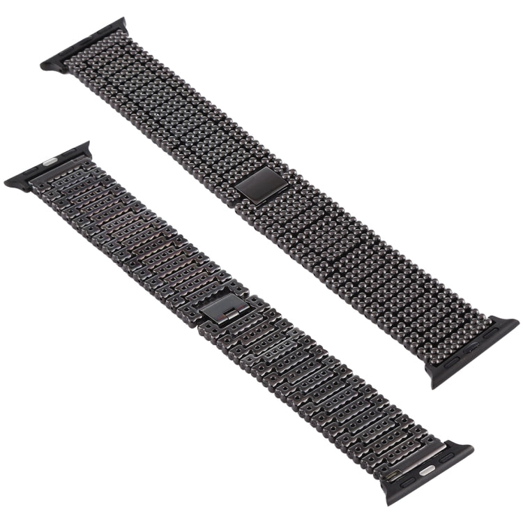 Apple Watch シリーズ7 41mm / 6 & SE & 5 & 4 40mm / 3 & 2 & 1 38mm用ナインビーズステンレススチールリストストラップウォッチバンド, Apple Watch シリーズ7 41mm / 6 & SE & 5 & 4 40mm / 3 & 2 & 1 38mm用