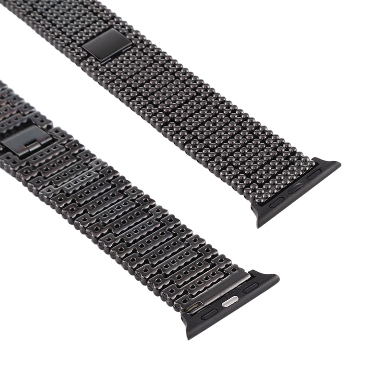 Apple Watch シリーズ7 41mm / 6 & SE & 5 & 4 40mm / 3 & 2 & 1 38mm用ナインビーズステンレススチールリストストラップウォッチバンド, Apple Watch シリーズ7 41mm / 6 & SE & 5 & 4 40mm / 3 & 2 & 1 38mm用