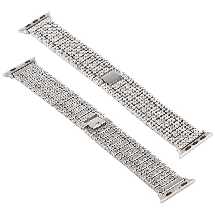 Apple Watch シリーズ7 41mm / 6 & SE & 5 & 4 40mm / 3 & 2 & 1 38mm用ナインビーズステンレススチールリストストラップウォッチバンド, Apple Watch シリーズ7 41mm / 6 & SE & 5 & 4 40mm / 3 & 2 & 1 38mm用