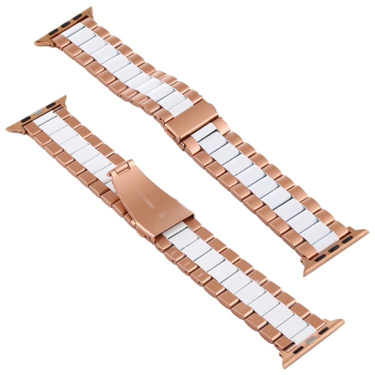 Apple Watch Series 10 42mm / 9&8&7 41mm / SE 3&SE 2&6&SE&5&4 40mm / 3&2&1 38mm 用 ステンレススチールリストストラップウォッチバンド、Apple Watch Series 8&7 41mm / SE 2&6&SE&5&4 40mm / 3&2&1 38mm 用