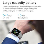 SE02 Bluetoothスマートスポーツウォッチ、心拍数／血圧／血中酸素測定＆睡眠モニター＆座りすぎリマインダー対応