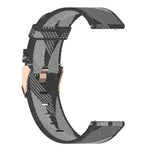 22mmストライプ織りナイロンリストストラップウォッチバンド Huawei GT / GT2 46mm、Honor Magic Watch 2 46mm / Magic用