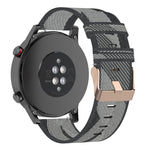 22mmストライプ織りナイロンリストストラップウォッチバンド Huawei GT / GT2 46mm、Honor Magic Watch 2 46mm / Magic用
