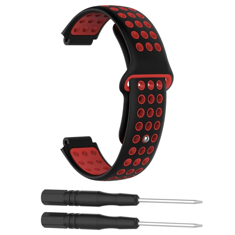Double Colour Silicone Sport Watch Band for Garmin Forerunner 220 / Approach S5 / S20