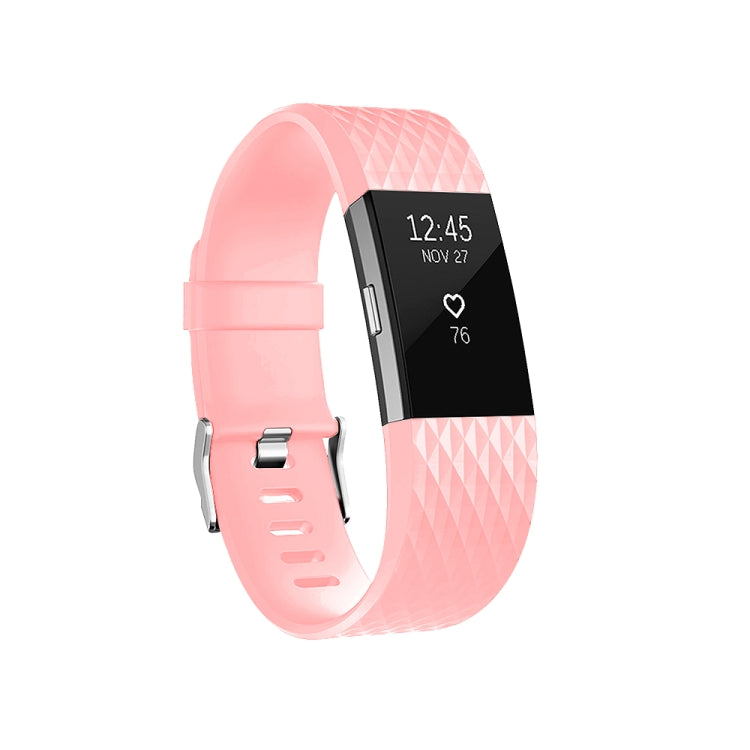 ダイヤモンドパターン調整可能スポーツウォッチバンド FITBIT Charge 2用、サイズ: S、10.5x8.5cm