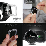 Fitbit Versa用スマートウォッチソフトTPU保護ケース
