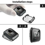 Fitbit Versa用スマートウォッチソフトTPU保護ケース
