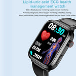 ET210 1.91インチ IPS画面 IP67 防水 シリコンバンド スマートウォッチ、体温モニタリング / ECG 対応、ET210