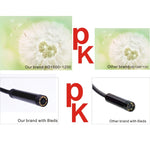 YPC110 8mm 2.0MP HDカメラ WiFi内視鏡スネークチューブ検査カメラ 8LED付き 防水IP68 レンズ直径: 8mm 長さ: 2m ソフトライン, 2mソフトライン