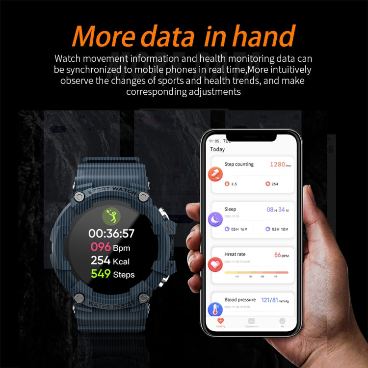 LOKMAT ATTACK 3 1.28インチ TFT画面 スポーツフィットネススマートウォッチ、Bluetooth通話対応、ATTACK 3