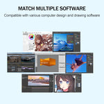 10Moons G10 スマートフォン・タブレット用描画デジタルスクリーン 8192パッシブペン付き
