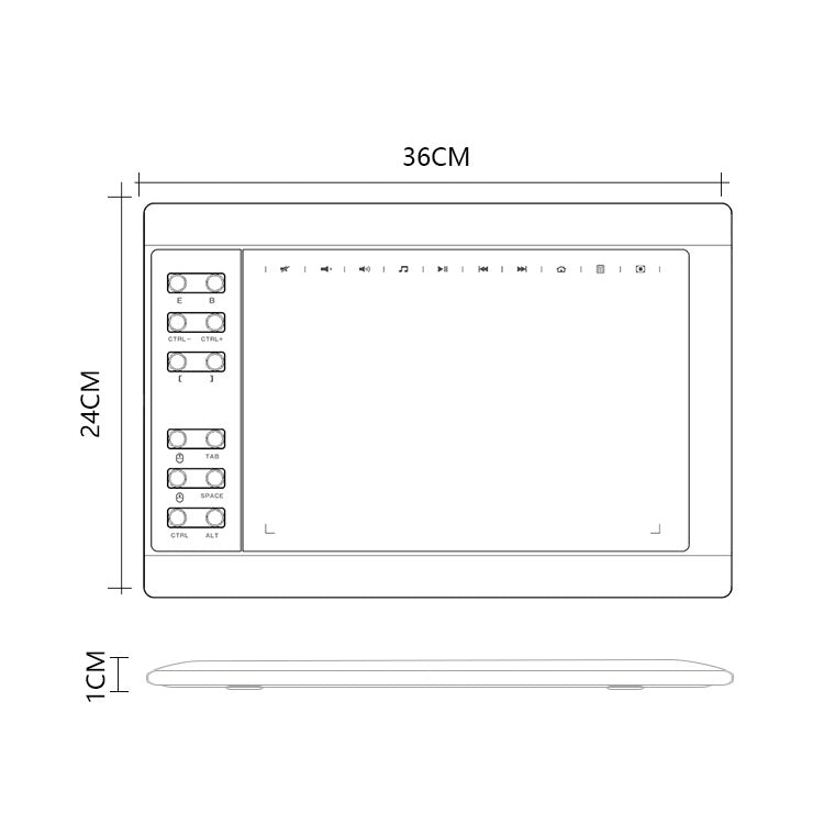 10Moons G10 スマートフォン・タブレット用描画デジタルスクリーン 8192パッシブペン付き