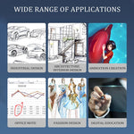 10Moons T503 Drawing Tablet Can Be Connected to mobile Phone Tablet with 8192 Passive Pen