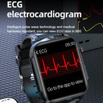 TK11P 1.83インチ IPS画面 IP68 防水 スチールバンド スマートウォッチ、ストレスモニタリング / ECG 対応、スチールバンド（ブラック）