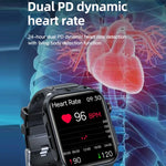 TK11P 1.83インチ IPS画面 IP68 防水 スチールバンド スマートウォッチ、ストレスモニタリング / ECG 対応、スチールバンド（ブラック）