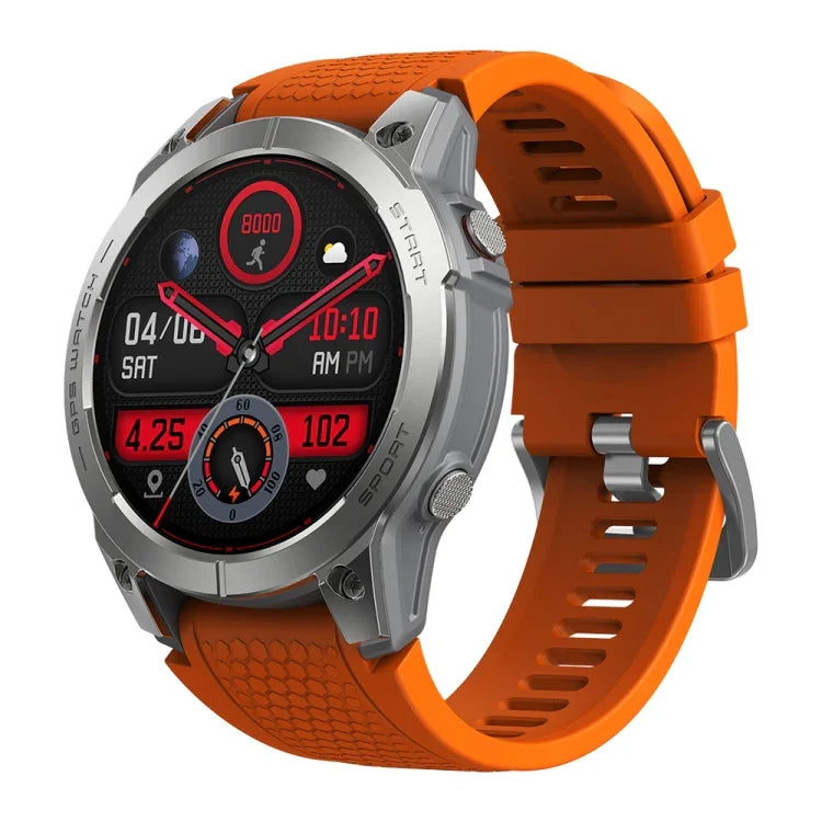 Zeblaze Stratos 3 1.43インチ AMOLED画面 IP68 防水スマートウォッチ、Bluetooth通話 / GPS 対応、Stratos 3