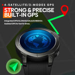 Zeblaze Stratos 3 1.43インチ AMOLED画面 IP68 防水スマートウォッチ、Bluetooth通話 / GPS 対応、Stratos 3