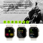 T800 Ultra 1.99インチ オーシャンシリコンバンド スマートウォッチ 心拍数 / ECG 対応、オーシャンシリコンバンド（ブラック）、オーシャンシリコンバンド（ホワイト）、オーシャンシリコンバンド（イエロー）