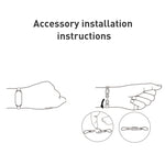 Original For Xiaomi Mi Band 8 Fashion Stainless Steel Bracelet