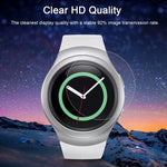2枚セット ENKAY Hat-Prince Samsung Gear S2 スマートウォッチ用 0.2mm 9H 表面硬度 2.15D 防爆強化ガラススクリーンフィルム