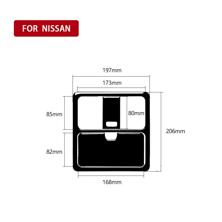 For Nissan 350z 2003-2009 3pcs Car Reading Light Decorative Sticker, Left and Right Drive Universal, Car Reading Light