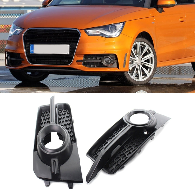 For Audi A1 8X 2011-2014 1 Pair Car Bumper Fog Lamp Decorative Cover Lower Grille Fog Lamp Frame 8X0807682B, For Audi A1 8X 2011-2014