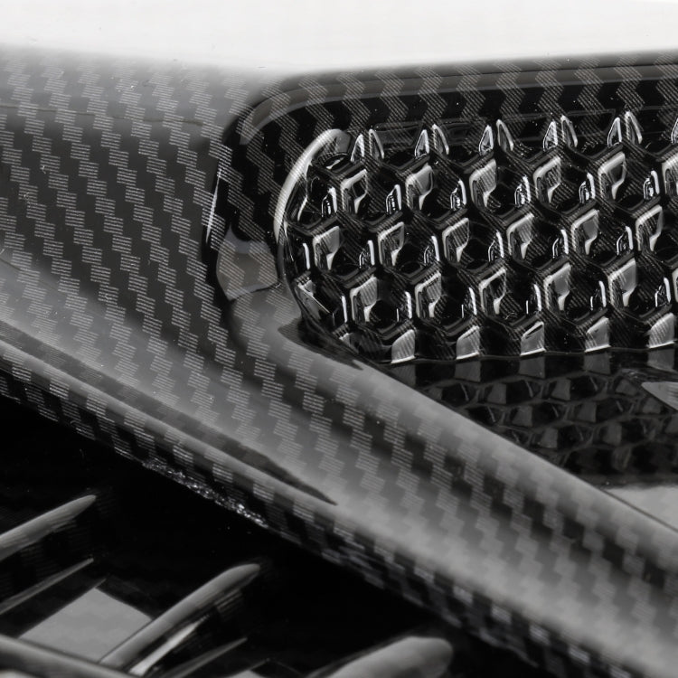 HD-713 1 Pair Car Hood Decorative Stickers Fender Air Vents Sticker(Carbon Fiber), Carbon Fiber