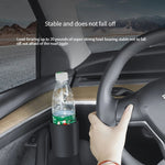 For Tesla Model Y / 3 2pcs / Set Car Door Main & Passenger Driver Water Cup Storage Holder, 2pcs / Set