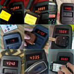 WOYO PL001 Car Remote Control Tester 10-1000MHZ RF IR Infrared Wireless Digital Frequency Tester for Truck Door Key Remote Clone, PL001