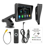 B5300 7インチ ワイヤレス CarPlay 車載 Bluetooth MP5プレーヤー、スマホ連携対応 リモコン付き、B5300 リモコン付き