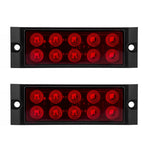 2pcs Car / Truck 10LEDs Side Marker Indicator Lights Bulb Lamp, MK-017(Orange), MK-017 (Red), MK-017 (White)