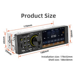 4インチ 800x480P 車載ラジオ受信機 MP5プレーヤー、FM・Bluetooth・SDカード対応 リモコン付き、F7805C