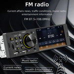 4インチ 800x480P 車載ラジオ受信機 MP5プレーヤー、FM・Bluetooth・SDカード対応 リモコン付き、F7805C