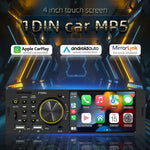 4インチ 800x480P 車載ラジオ受信機 MP5プレーヤー、FM・Bluetooth・SDカード対応 リモコン付き、F7805C