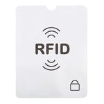 100枚 アルミホイル防盗RFIDブロッキングスリーブ パスポート通帳プロテクター サイズ: 13.5*10.5cm RFID 100枚
