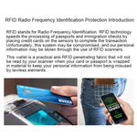100pcs Aluminum Foil Anti Theft RFID Blocking Sleeve Card Protector, Size: 9.1*6.3cm, RFID Protection 100pcs