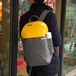 POFOKO XYシリーズ 14-15.4インチ ファッションカラーマッチング多機能バックパックコンピューターバッグ、サイズ：M