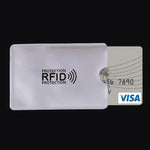 10枚セット アルミホイル RFIDブロッキング クレジットカード ID バンクカードケース カードホルダーカバー、サイズ：9.1*6.3cm、RFID 10枚