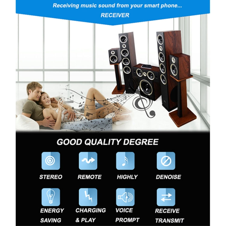 B6 Bluetooth 2 in 1 オーディオレシーバー／トランスミッター 音楽サウンドアダプター