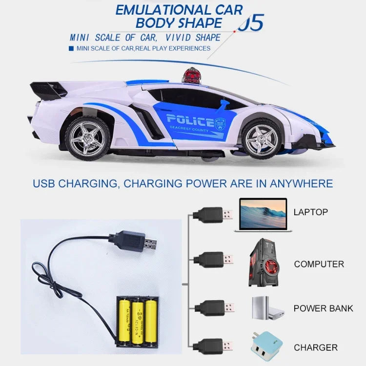 1023 4 Channels Remotely Deformed Car Toy Car