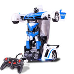 1023 4チャンネル遠隔変形カー 警察モデルカーおもちゃ