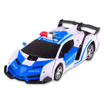 1023 4チャンネル遠隔変形カー 警察モデルカーおもちゃ