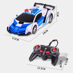 1023 4チャンネル遠隔変形カー 警察モデルカーおもちゃ