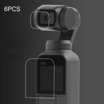 6枚セット HDレンズプロテクター＋スクリーンフィルム DJI OSMO Pocketジンバル用、HDレンズプロテクター